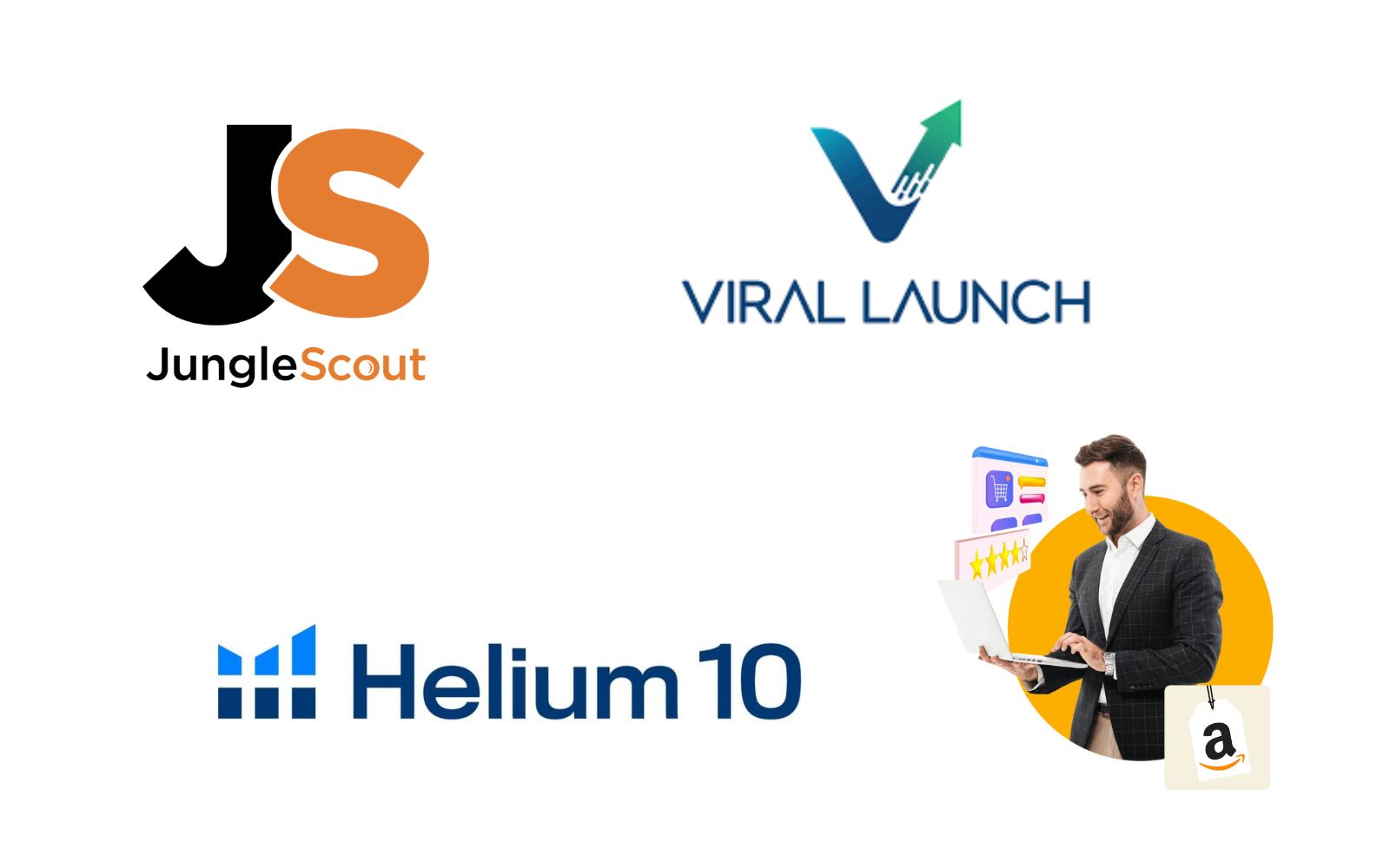 Helium 10 vs Jungle Scout vs Viral Launch